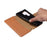 DENIOR For Samsung Galaxy S24 Ultra Case Cowhide Texture Leather Wallet Cover - Khaki - 5