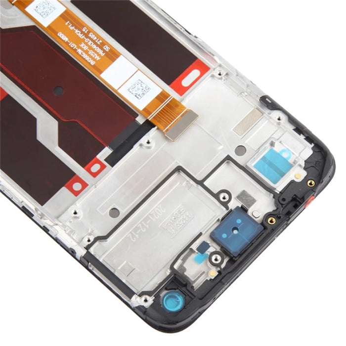 For Oppo A76 Grade B LCD Screen and Digitizer Assembly + Frame Replacement Part (without Logo) - 4
