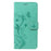 For Samsung Galaxy A15 5G PU Leather Cases Flower Pattern Wallet Stand Phone Cover with Strap - Green - 6