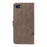 For iPhone 6 / 6s / 7 / 8 / SE (2020) / SE (2022) PU Leather Cases Flower Pattern Wallet Stand Phone Cover with Strap - Grey - 7