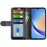 For Samsung Galaxy A35 5G PU Leather Phone Cover Crazy Horse Texture Wallet Card Slots Case - Black - 2