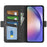 For Samsung Galaxy A55 5G Leather Phone Case Shockproof Flip Wallet - Black - 2