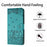 For Samsung Galaxy A35 5G Wallet Case Cell Phone Leather Flip Cover with Strap - Blue - 5