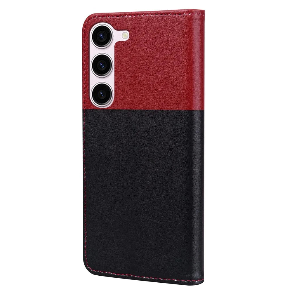 Cartoon Pet Series for Samsung Galaxy S23 FE Shockproof Case Wallet Card Holder Phone Cover - Black - 7