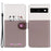 Cartoon Pet Series for Google Pixel 7a Shockproof Case Wallet Phone Cover - Bean Pink - 1