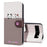 Cartoon Pet Series for Google Pixel 7a Shockproof Case Wallet Phone Cover - Bean Pink - 5