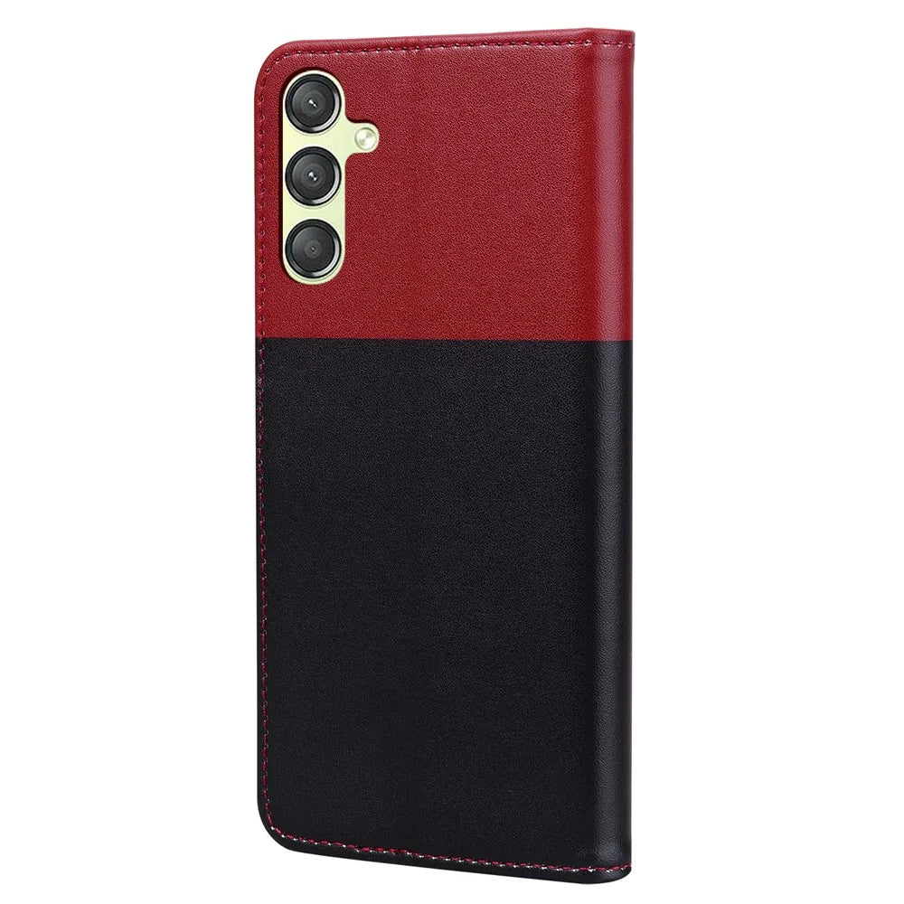 Cartoon Pet Series for Samsung Galaxy A24 4G (162.1 x 77.6 x 8.3mm) Case Anti-Drop Wallet Phone Cover - Black - 7