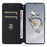For OnePlus 12 5G Cell Phone Cases Anti-scratch PU Leather+TPU Imprinted Cover - Black - 2