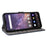 For Wiko Voix U616AT Phone Case RFID Blocking Leather Cover with Strap - Brown - 3