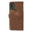 For Wiko Voix U616AT Phone Case RFID Blocking Leather Cover with Strap - Brown - 7