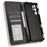 For ZTE nubia Red Magic 9 Pro 5G / 9 Pro+ 5G Leather Case Magnetic Flip Wallet Cover - Black - 5