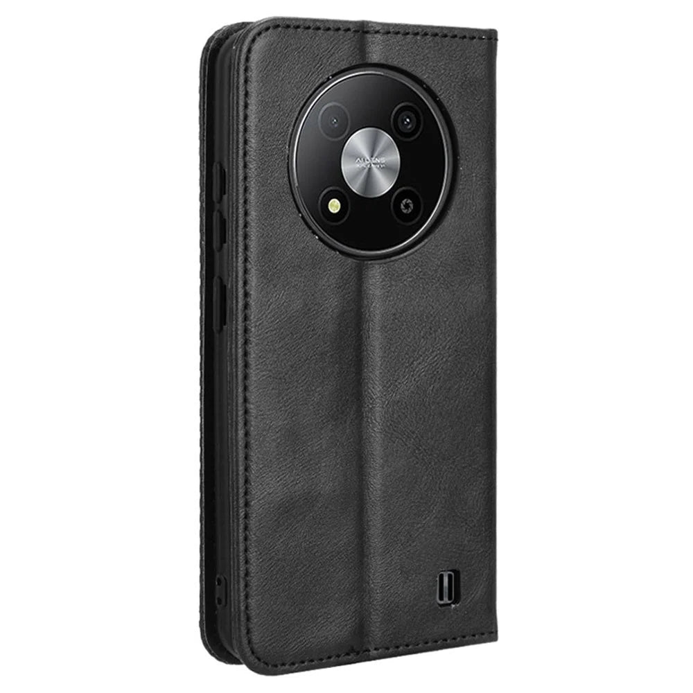 For ZTE Blade A73 Pro 5G / A73 5G / Optus X Pro 5G Leather Wallet Case Folio Flip Phone Cover - Black - 7
