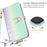 For iPhone 14 Pro Max Deer Decor Case Gradient Crocodile Texture Shockproof Phone Cover - Green - 6