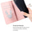 For iPhone 13 Crocodile Texture Case Gradient Color Leather Phone Cover with Strap - Red - 5