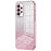 For Samsung Galaxy A13 4G TPU Case Gradient Glitter Electroplating Slim Phone Cover - Pink - 1