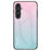 For Samsung Galaxy S24+ Case Tempered Glass+PC+TPU Phone Cover - Gradient Pink Blue - 1