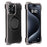 R-JUST RJ-51 For iPhone 15 Pro Max Phone Case Aluminum Alloy Cover Magnetic Kickstand - 1