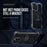 R-JUST RJ-51 For iPhone 15 Pro Max Phone Case Aluminum Alloy Cover Magnetic Kickstand - 2