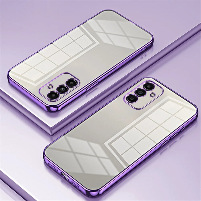 For Samsung Galaxy A13 5G Case Slim-Fit TPU Electroplating Precise Lens Cutout Protective Cover - Purple - 2