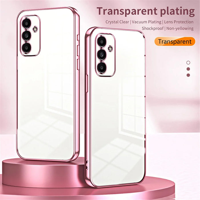 For Samsung Galaxy A14 5G / 4G Case Shockproof Crystal Clear Soft TPU Phone Back Protector - Purple - 3