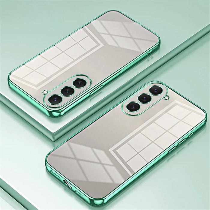For Samsung Galaxy S23 Case Electroplated Shockproof TPU Phone Cover - Green - 2
