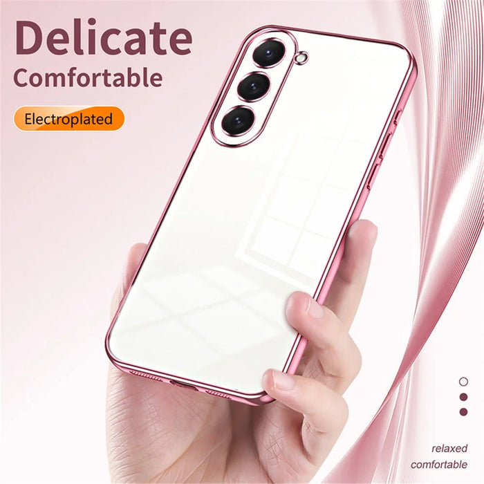 For Samsung Galaxy S23 Case Electroplated Shockproof TPU Phone Cover - Green - 6