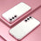 For Samsung Galaxy S23+ Protective Case Electroplating TPU Phone Cover - Pink - 2