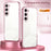 For Samsung Galaxy S23+ Protective Case Electroplating TPU Phone Cover - Pink - 3