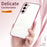 For Samsung Galaxy S23+ Protective Case Electroplating TPU Phone Cover - Pink - 6