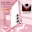 For Samsung Galaxy S23+ Protective Case Electroplating TPU Phone Cover - Pink - 7
