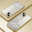 For iPhone 15 Plus Electroplating Case Anti-Drop TPU Phone Case - Gold - 2