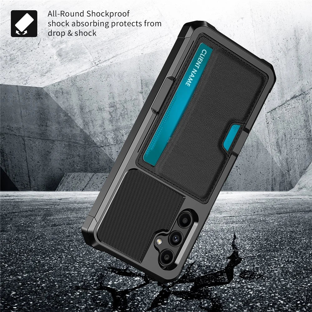 For Samsung Galaxy A15 5G Phone Case ZM02 Full Protection Cover Card Slot - 3