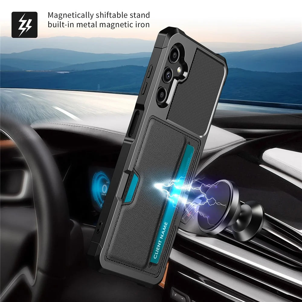 For Samsung Galaxy A15 5G Phone Case ZM02 Full Protection Cover Card Slot - 5