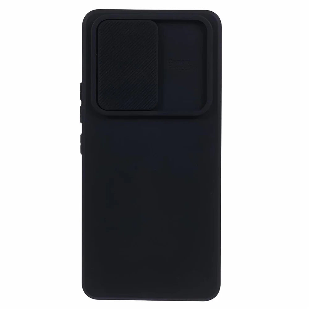 TMT Series for Samsung Galaxy A53 5G Phone Case TPU Back Cover Slide Lens Window - Black - 1