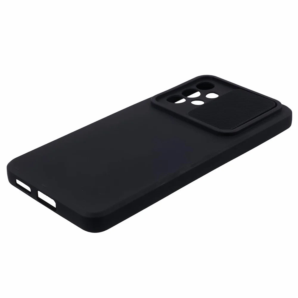TMT Series for Samsung Galaxy A53 5G Phone Case TPU Back Cover Slide Lens Window - Black - 6