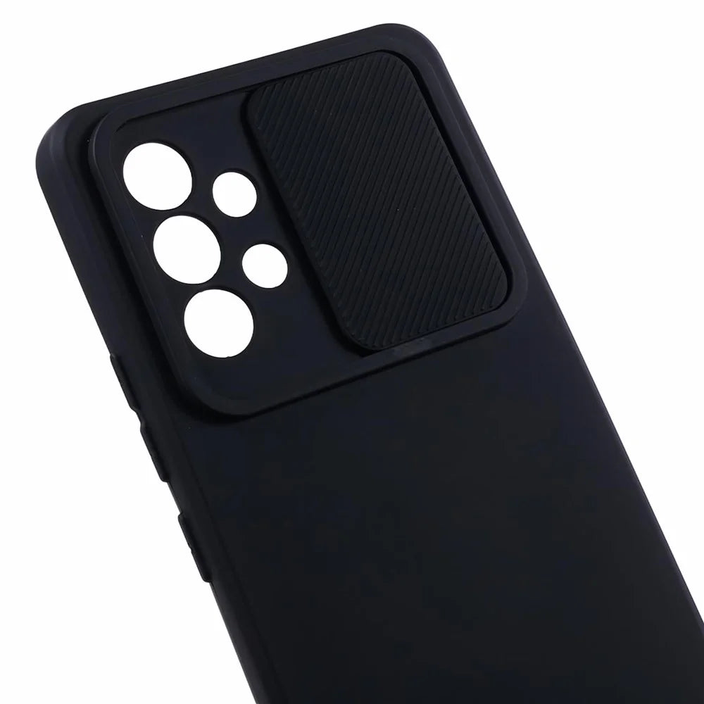 TMT Series for Samsung Galaxy A53 5G Phone Case TPU Back Cover Slide Lens Window - Black - 7