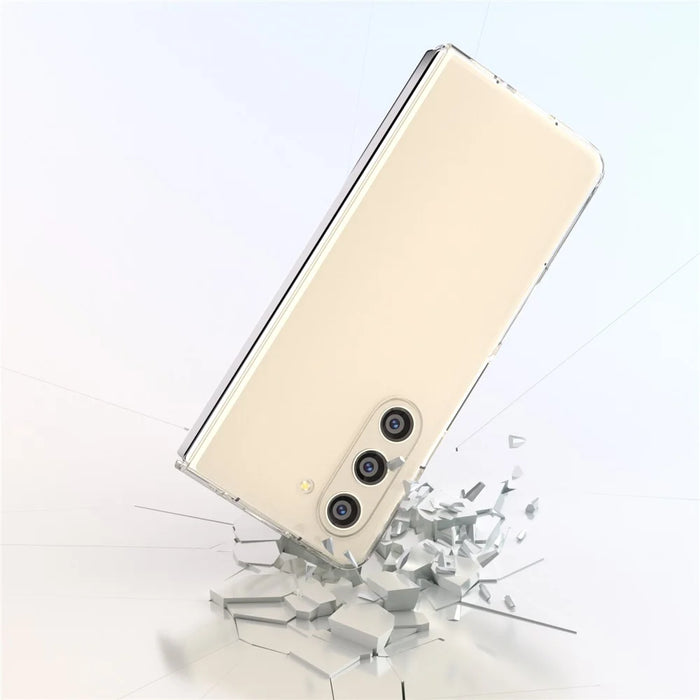 For Samsung Galaxy Z Fold5 5G Phone Case Transparent PC Back Cover - 3