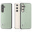 ABEEL For Samsung Galaxy S24+ Phone Case Ecological Texture Leather Cover Soft Touch - Green - 2