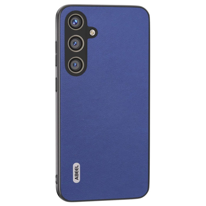 ABEEL For Samsung Galaxy S24+ Phone Case PU Leather+PC+TPU Back Cover Drop Protection - Dark Blue - 1