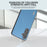 ABEEL For Samsung Galaxy S24 Textured Phone Case Slim PU Leather Shockproof Cover - Sky Blue - 3