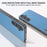 ABEEL For Samsung Galaxy S24 Textured Phone Case Slim PU Leather Shockproof Cover - Sky Blue - 5