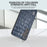 ABEEL For Samsung Galaxy S24 Phone Case Crocodile Texture Genuine Cow Leather Back Cover - Blue - 3