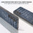 ABEEL For Samsung Galaxy S24 Phone Case Crocodile Texture Genuine Cow Leather Back Cover - Blue - 5
