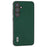 ABEEL For Samsung Galaxy S24 Cowhide Leather Phone Case with Cross Texture - Green - 1