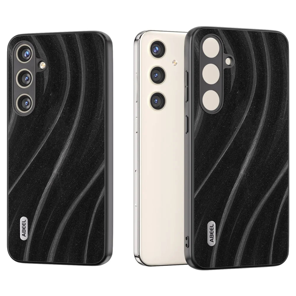 ABEEL Milky Way Series Back Case for Samsung Galaxy S24+ Hybrid Protective Phone Cover - Black - 1