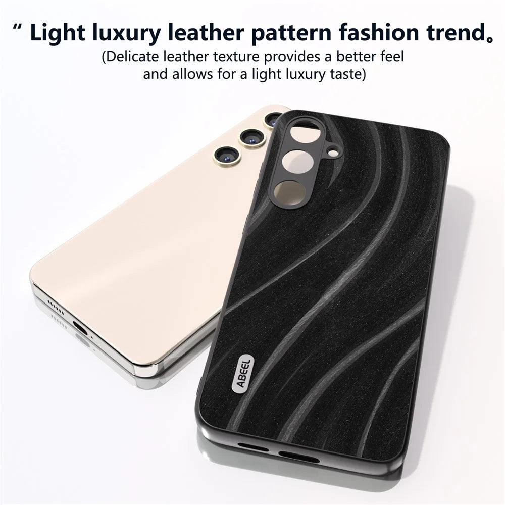 ABEEL Milky Way Series Back Case for Samsung Galaxy S24+ Hybrid Protective Phone Cover - Black - 3