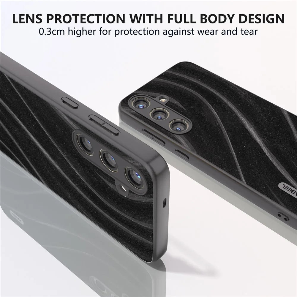 ABEEL Milky Way Series Back Case for Samsung Galaxy S24+ Hybrid Protective Phone Cover - Black - 4