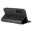 AZNS For Samsung Galaxy A55 5G PU Leather Case Magnetic Phone Cover Wallet - Black - 4