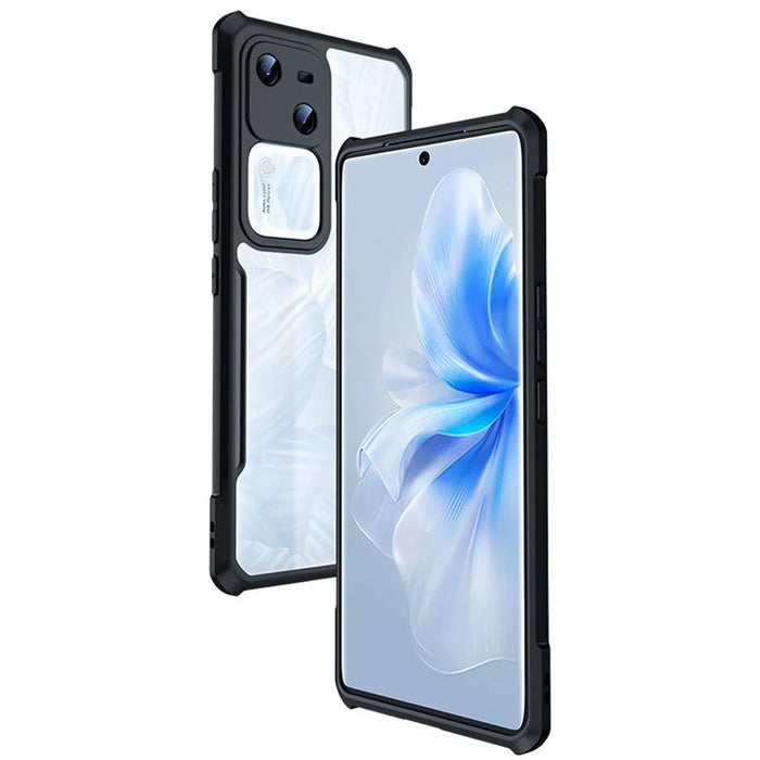 XUNDD Slim-Fit Phone Case for vivo S18 5G Acrylic+TPU Shell Anti-Scratch Cover - 1