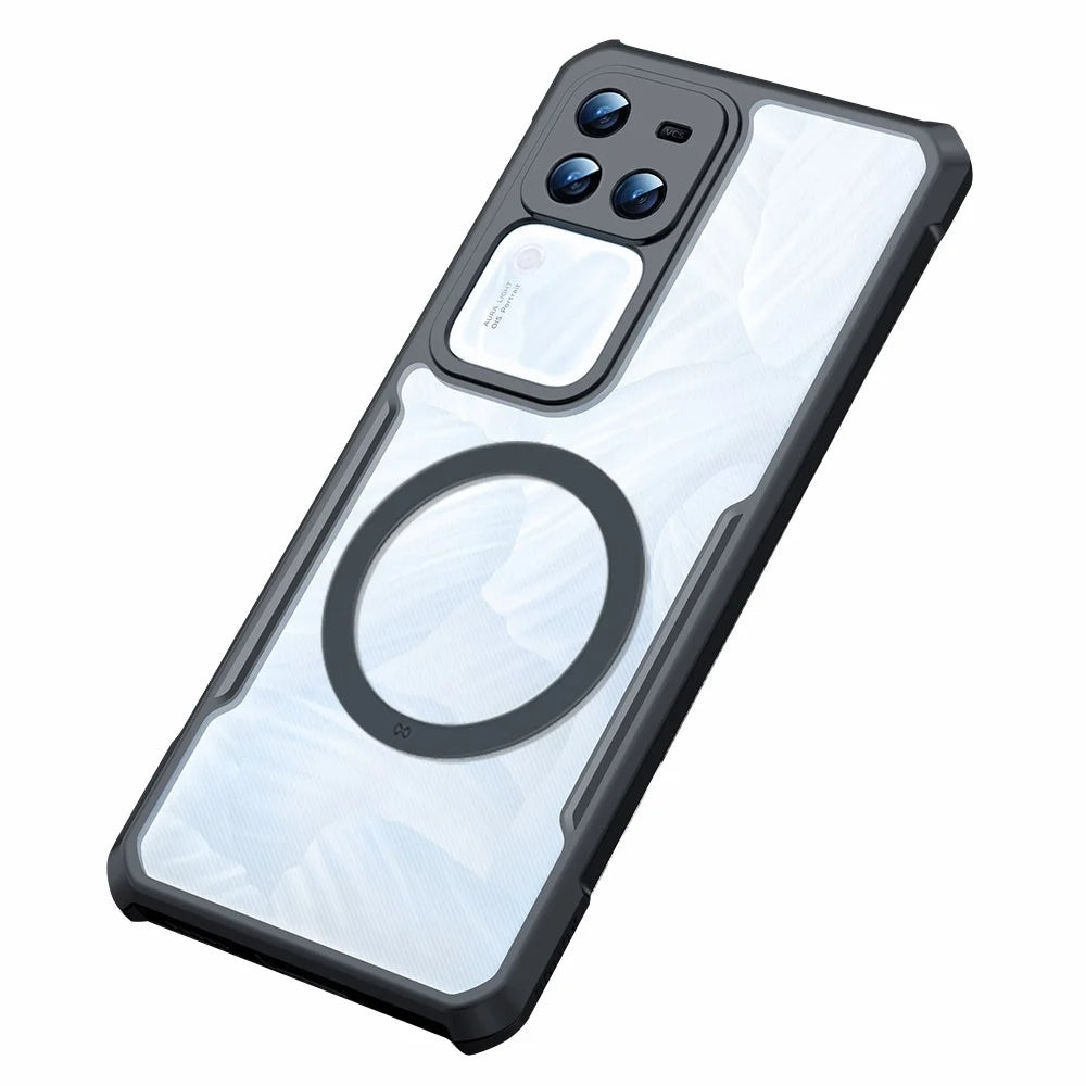 XUNDD For vivo S18 Pro 5G Case Phone Shell Magnetic Acrylic+TPU Phone Cover - 1